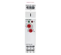 GEYA Delay On Single Function Time Relay 2 Outputs 16A Electronic Adjustable Power ON Timer Delay Relay Rail Modular(GRT8-A2,AC/DC12V-240V)