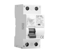 GEYA Electromagnetic Residual Current Circuit Breaker Differential Breaker Safety Switch(Type AC-2P-40A-0.03A)