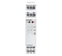 GEYA Electronic Latching Relay Memory Relay Impulse Relay 2SPDT 16A Wide Range Voltage AC/DC12V-240V Din Rail Mounted(GRM8-02,AC/DC12V~240V)