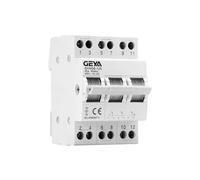 GEYA Manual Transfer Switch Dual Power for Grid & Generator Manual Conversion Isolation Switch DIN Rail Mount(3P-63A-400V)