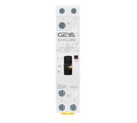 GEYA Modular AC Contactor Manual Household Contactor 50/60Hz Din Rail Type (2P 25A 2NO 220V Manual)