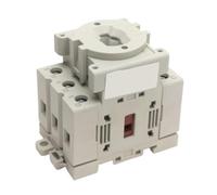 GeYanL 25A 3-Pole Load Disconnect Switch, 690V AC Power Rotary with Red/Yellow Handle, Reliable Circuit Protection,0317
