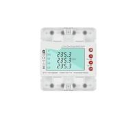 GeYanL 3 Phase 380V 100A Bi-Directional Energy Power kWh Meter with Over/Under Voltage Protection and Current Limit Control,0317
