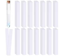 Geyee 500 Pcs Grade 1 Chromatography Paper Strips, 6.3 x 0.79 Inches, White, Rectangular, Smooth, Paper, for Scientific Experiments