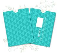 Geyee 500 Pcs Hotel Key Card Envelope Keycard Holder Sleeves Enjoy Your Stay Key Cover for Hotel, 2.4 x 3.5 Inch(Stylish Style)