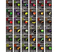 Geyee Pregnancy Sign 5 to 40 Weeks Weekly Milestone Belly Bump Tracker Pregnancy Announcement Milestone Cards Countdown Chalkboard Calendar Card Weekly Baby Size Photo Prop Gift for Pregnant Women Mom