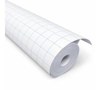 Geyer Instructional 1 Inch Graph Paper Roll - 36” x 100’ Blue Grid, Large Format Blueprint Paper, 24 lb Bond for Classroom, STEM, Math & Design Projects