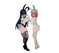GEYIST Anime ECCHI NSFW Action Figure Original - White Bunny Natsume/Black Bunny Aoi-1/6 HENTAI Cartoon Figures Statue Collection Toys