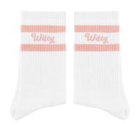 Geyoga Bride Bridesmaid Wifey Socks Gifts for Women Wedding Gifts White Cotton Wedding Socks for Engagement Wedding Party, Wifey, One size