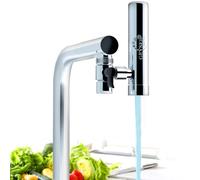 GEYSER EURO - Tap Filter with ARAGON Cartridge, Faucet Water Filter with Long-Lasting Purification, Easy-to-Install Filter System with Switch for Clean Water (3000L Cartridge Included)
