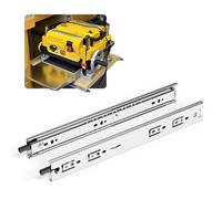 GEYUESI Locking Heavy Duty Drawer Runners 900mm 40kg Load Ball Bearing Full Extension Slides with Lock Side Mount Glides for Cabinet Storage Units, #H51-D-36, 1 Pair