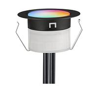 GEYUEYA Home Decking Lights RGBW, Ø45MM H26mm 12V RGB/Warm White Change Colours WiFi Controller Waterproof IP67 LED Deck Lights for Terrace Patio Path Wall Steps Stair Garden Decoration