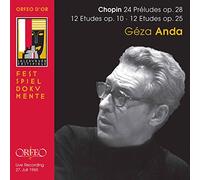 Geza Anda - Chopin: 24 Preludes op28, 12 Etudes op10, 12 Etudes op25