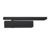 Geze GEZE TS5000 Door Closer Complete Set Including Slide Rail and Mounting Plate in RAL9005 Black // Suitable for Fire and Smoke Protection Doors // Slide Rail Door Closer in Black
