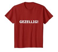 Gezellig Dutch Word Saying Phrase Netherlands Holland Funny T-Shirt
