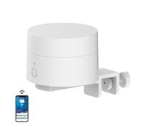 GEZIEKID WiFi Mini Automatic Fish Feeder for Betta Fish Tank, Food Dispenser for Small Tank with App Control, Type-C Powered, Suitable for Micro Pelleted Food, White