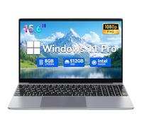 Gezoon - 15.6 inch laptop, 8GB RAM 512GB SSD, Celeron N4020C processor (Beat N4020/N4000), slim laptop computer, dual WiFi, USB 3.0, BT, webcam, Type-C