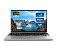 Gezoon 15.6 Inch Laptops, Win 11 Laptop Computer with 12GB RAM 512GB SSD, Celeron N100 Quad-Core(Up to 3.4GHz), FHD IPS 1920x1080, HDMI, Type-C, USB 3.0, WiFi 6, BT 5.2, TF Card Reader, 6500mAh