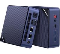 Gezoon Mini PC, N100 Mini Computers, 16GB RAM 512GB SSD, Triple 4K Display, 2 USB3.0, Dual WiFi/Bluetooth/Full Function Type-C/Dual LAN/VESA/Home/Business Mini Computer