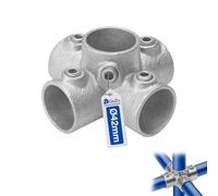 GeZu Impex 4 Way Cross Tube Clamp Ø 42 mm