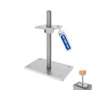GeZu Impex Adjustable Post Support 100 x 100 mm | 50-230 mm | Hot Dip Galvanised height adjust holder elevated base
