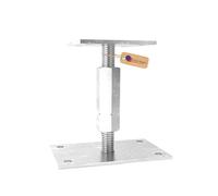 GeZu Impex Adjustable Post Support 100 x 100 mm Electroplated Set of 8 height adjust holder elevated base