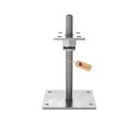 GeZu Impex® Adjustable Post Support 100 x 100 mm Hot Dip Galvanised height adjust holder elevated base