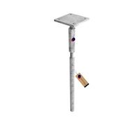 GeZu Impex® Adjustable Post Support 110 x 110 mm Hot Dip Galvanised height adjust holder elevated base