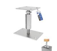 GeZu Impex Adjustable Post Support 80 x 80 mm | 140-200 mm Set of 4 | Electroplated height adjust holder elevated base