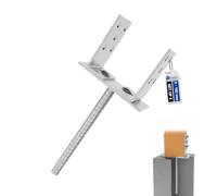 GeZu Impex Adjustable U Post Support 200 mm Electroplated Zinc Coated Set of 4 U Shape Concrete In Post Support Width Adjustable Rod Anchor Bracket U Type Fence Foot Anchor