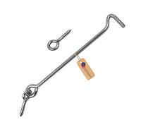 GeZu Impex® Cabin Hook 100 mm Electroplated Set of 2 Door latches Eye Latch External Doors