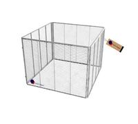 Gezu Impex Composter 100 X 100 X 80 Cm Hot Dip Galvanised Wire Mesh Compost Bin Outdoor