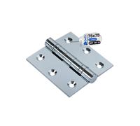 Gezu Impex Door Hinge 75 X 75 mm Electroplated Heavy Duty Internal Timber Door Ball Bearing Butt Hinges(Pack Of 10)