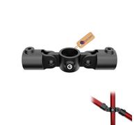 Gezu Impex Double Inline Swivel Combination Dia42mm Hot Dip Galvanised Black Powder Coated Interclamp Double Swivel Socket