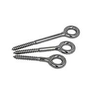 GeZu Impex Eye Bolt 160 mm | Galvanised Eye screws hooks heavy duty screw in