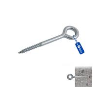 Gezu Impex Eye Bolt 160 mm Galvanised Eye Screws Hooks Heavy Duty Screw In