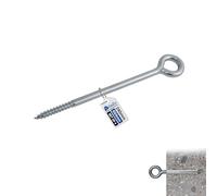 GeZu Impex Eye Bolt 190 mm Set of 4 | Galvanised Eye screws hooks heavy duty screw in
