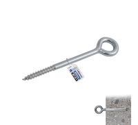 GeZu Impex Eye Bolt 90 mm Set of 4 | Galvanised Eye screws hooks heavy duty screw in