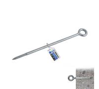 Gezu Impex Eye Bolt Anchor Galvanised Eye Hooks - 500 mm (Pack Of 12)