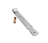 GeZu Impex Gate Hinge 300 mm Electroplated Set of 2 Heavy Duty Strap Hinges Hook Band