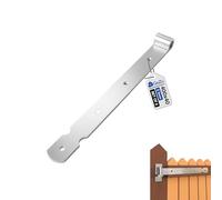 GeZu Impex Gate Hinge 400 mm Electroplated Set of 2 Heavy Duty Strap Hinges Hook Band