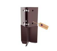 Gezu Impex Heavy Duty Fence Post Spike Concrete Support Holder - 100 X 100 X 750 mm (Pack Of 4)