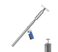 Gezu Impex Heavy Duty Hot Dip Galvanised Bolt Down Adjustable Post Support - Pergola Elevated Post Base- 110 X 110 mm (Pack Of 4)
