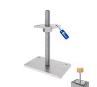 Gezu Impex Heavy Duty Hot Dip Galvanised Bolt Down Adjustable Post Support - Pergola Elevated Post Base - 100 X 100 mm
