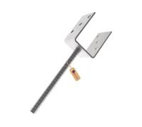 Gezu Impex Heavy Duty Hot Dip Galvanised Pergola Post Support - Decking Anchor - 121 X 121 X 300 mm