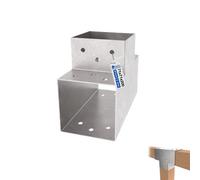 Gezu Impex Heavy Duty Hot Dip Galvanised Post Connector T Shape - Pergola 3 Beam Post Connector - 71 X 71 mm