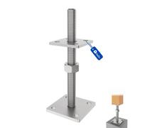 Gezu Impex Heavy Duty Pergola Post Hot Dip Galvanised Fence Post Support For Wooden & Concrete Posts - 80 X 80 mm (Pack Of 8)