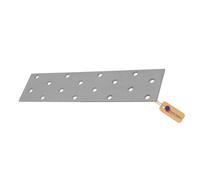 Gezu Impex Joining Plates 40 X 160 mm Galvanised Flat Perforated Metal Connector Sheet Joining Plates Wood
