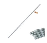 Gezu Impex M4 Threaded Rod 1000 mm A2 Stainless Steel Fully Threaded Bar Screw Heavy Duty Right Hand Thread Rod Bar Stud
