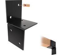 Gezu Impex Pergola Wall Bracket Black - Pergola Wall Mount Bracket - 91 X 91 mm